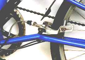 Photo of brake, showing noodle