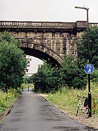 Lune cycle path