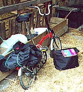 Bike in barn