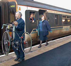 Trike at Machynlleth